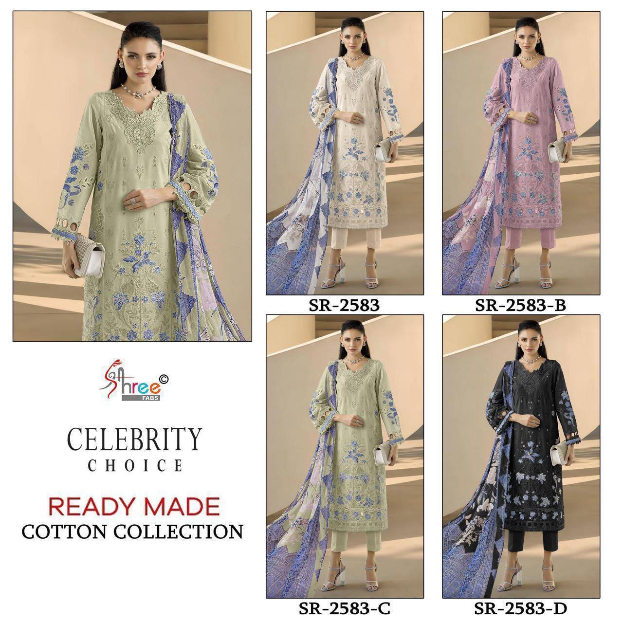 SR-2583 by Shree Fabs 2583 A to 2583 D series 